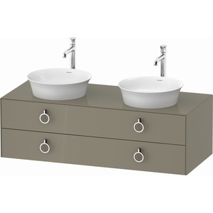 DWT4993BH2H2 White Tulip Vanity Base Bathroom Vanity - Stone Gray High Gloss DWT4993BH2H2 White Tulip Vanity Base Bathroom Vanity - Stone Gray High Gloss