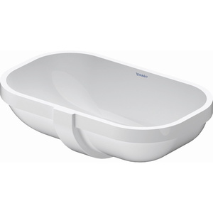 D0338490017 D-Code Undermount Style Bathroom Sink - White