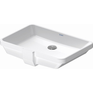 D03165300171 2nd Floor Undermount Style Bathroom Sink - White