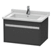 Duravit DKT666304949 Graphite Matt Vanity Base