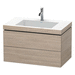 Duravit DLC6927O3131 Pine Silver Vanity Base