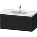 Duravit DDE42560BD160000 Black Oak 31" to 44" Wide Bathroom Vanity