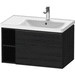 Duravit DDE42570BD160000 Black Oak 25" to 30" Wide Bathroom Vanity