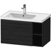 Duravit DDE42580BD160000 Black Oak 25" to 30" Wide Bathroom Vanity