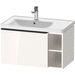 Duravit DDE42580BD220000 White High Gloss 25" to 30" Wide Bathroom Vanity