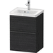 Duravit DDE43500BD160000 Black Oak Up to 24" Wide Bathroom Vanity