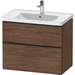Duravit DDE43550BD210000 Walnut Dark 25" to 30" Wide Bathroom Vanity