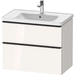 Duravit DDE43550BD220000 White High Gloss 25" to 30" Wide Bathroom Vanity