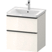 Duravit DDE43590BD220000 White High Gloss Up to 24" Wide Bathroom Vanity