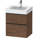 Duravit DDE43760BD210000 Walnut Dark Up to 24" Wide Bathroom Vanity