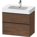 Duravit DDE43770BD210000 Walnut Dark 25" to 30" Wide Bathroom Vanity