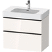 Duravit DDE43770BD220000 White High Gloss 25" to 30" Wide Bathroom Vanity