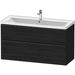 Duravit DDE43910BD160000 Black Oak Over 45" Wide Bathroom Vanity