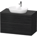 Duravit DDE49680BD160000 Black Oak 31" to 44" Wide Bathroom Vanity
