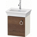Duravit DWT4250L77H4 American Walnut Nordic White Vanity Base