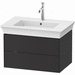 Duravit DWT434105858 Graphite Satin Matte Vanity Base