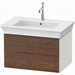 Duravit DWT434107739 American Walnut Nordic White Vanity Base