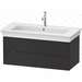 Duravit DWT434205858 Graphite Satin Matte Vanity Base