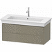 Duravit DWT43420H2H2 Stone Gray High Gloss Vanity Base