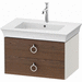 Duravit DWT435107739 American Walnut Nordic White Vanity Base