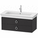 Duravit DWT435205858 Graphite Satin Matte Vanity Base