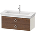 Duravit DWT435207739 American Walnut Nordic White Vanity Base