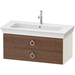 Duravit DWT4352077H4 American Walnut Nordic White Vanity Base