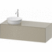 Duravit DWT4977L6060 Taupe Satin Matte Vanity Base