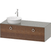 Duravit DWT4982L7792 American Walnut Stone Gray Vanity Base