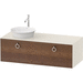 Duravit DWT4982L77H4 American Walnut Nordic White Vanity Base
