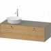 Duravit DWT4982LH5H2 Natural Oak Stone Gray Vanity Base