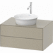 Duravit DWT498506060 Taupe Satin Matte Vanity Base