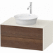 Duravit DWT4985077H4 American Walnut Nordic White Vanity Base