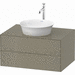 Duravit DWT49850H2H2 Stone Gray High Gloss Vanity Base