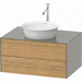 Duravit DWT49850H592 Natural Oak Stone Gray Vanity Base