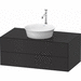 Duravit DWT498605858 Graphite Satin Matte Vanity Base