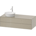 Duravit DWT4987L6060 Taupe Satin Matte Vanity Base