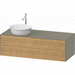 Duravit DWT4987LH5H2 Natural Oak Stone Gray Vanity Base