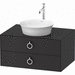 Duravit DWT499005858 Graphite Satin Matte Vanity Base