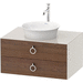 Duravit DWT499007739 American Walnut Nordic White Vanity Base