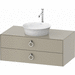 Duravit DWT499106060 Taupe Satin Matte Vanity Base
