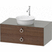 Duravit DWT499107792 American Walnut Stone Gray Vanity Base