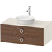 Duravit DWT4991077H4 American Walnut Nordic White Vanity Base