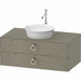 Duravit DWT49910H2H2 Stone Gray High Gloss Vanity Base