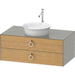 Duravit DWT49910H592 Natural Oak Stone Gray Vanity Base
