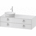 Duravit DWT4992L8585 White High Gloss Vanity Base