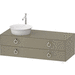 Duravit DWT4992LH2H2 Stone Gray High Gloss Vanity Base