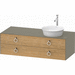 Duravit DWT4992RH5H2 Natural Oak Stone Gray Vanity Base