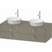 Duravit DWT4993BH2H2 Stone Gray High Gloss Vanity Base