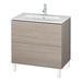 Duravit DLC662603131 Pine Silver Vanity Base